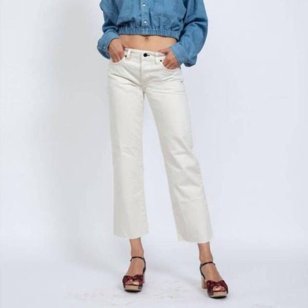 Askk NY Low Rise Straight Leg Jeans